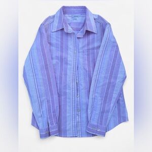 L.L.Bean pink striped button-down shirt Size: S